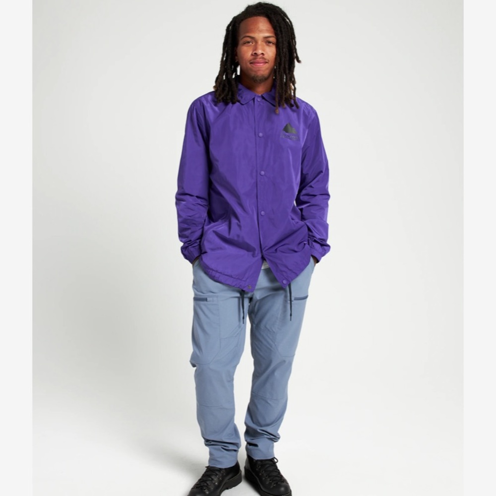 Men’s Large Burton Coaches Jacket Prism Violet